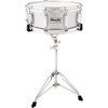 Mendini by Cecilio 14 x 5.5 inches Snare Drum Set, Marching School Band Student Beginner Practice Snare Drum With Gig Bag, Sticks, Stand and Practice Pad Kit (Silver)(Silver)