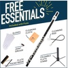 Mendini by Cecilio 16 Keys Closed Hole C Flute Kit for Beginners – Black(Black)