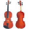 Mendini By Cecilio 3/4 Violin Set For Beginners – Fiddle Solidwood Kit with Hard Case – Acoustic Violin with Bow, Rosin, Tuner, Extra Strings & Bridge, Shoulder Rest and Lesson Book (Satin Antique)(Varnish)