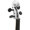 Mendini By Cecilio 3/4 Violin Set For Beginners – Fiddle Solidwood Kit with Hard Case – Acoustic Violin with Bow, Rosin, Tuner, Extra Strings & Bridge, Shoulder Rest and Lesson Book (Satin Antique)(White)