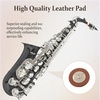 Mendini By Cecilio Eb Alto Saxophone Kit for Beginner – Black Silver(Black & Nickel)