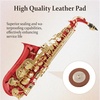 Mendini By Cecilio Eb Alto Saxophone Kit for Beginner – Black Silver(Red)