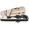 Mendini by Cecilio 3/4 Violin Set For Beginners – Hand Carved Acoustic Violins Kit – Fiddle Solid Wood Kit with Hard Case, Bow, Rosin, Shoulder Rest, Bridge and Extra Strings(Black)