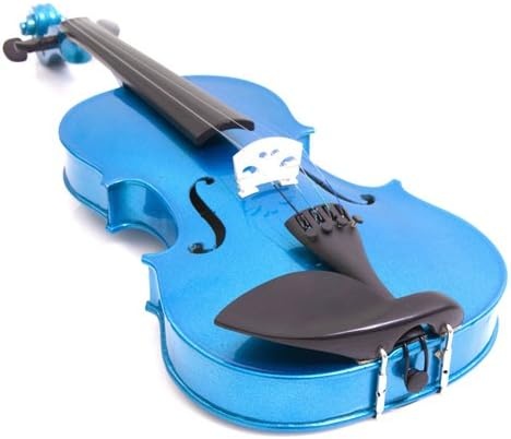 image:imageMendini by Cecilio 12 Inch Solid Wood Acoustic Viola Set Satin AntiqueBlue