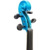 Mendini by Cecilio 12 Inch Solid Wood Acoustic Viola Set, Satin Antique(Blue)