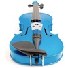 Mendini by Cecilio 12 Inch Solid Wood Acoustic Viola Set, Satin Antique(Blue)