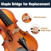 Mendini by Cecilio 12 Inch Solid Wood Acoustic Viola Set, Satin Antique(Satin Antique)