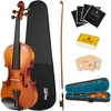 image:imageMendini by Cecilio 12 Inch Solid Wood Acoustic Viola Set Satin AntiqueSatin Antique