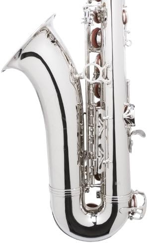 image:imageMendini by Cecilio MTSPL92D Purple Lacquer B Flat Tenor Saxophone with Tuner Case Mouthpiece 10 Reeds and MoreSilver
