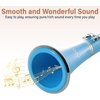 Mendini by Cecilio Ebonite Bb Clarinet Kit for Beginner – Black(Light Blue)