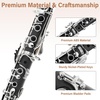 Mendini by Cecilio Ebonite Bb Clarinet Kit with 2 Barrels (Black)(Ebonite)