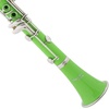 Mendini by Cecilio Ebonite Bb Clarinet Kit with 2 Barrels (Black)(Green)
