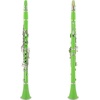 Mendini by Cecilio Ebonite Bb Clarinet Kit with 2 Barrels (Black)(Green)