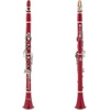 Mendini by Cecilio Ebonite Bb Clarinet Kit with 2 Barrels (Black)(Red)