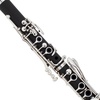 Mendini by Cecilio Ebonite Bb Clarinet Kit with 2 Barrels (Black)(black-)