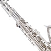 Mendini by Cecilio MTS-PL+92D Purple Lacquer B Flat Tenor Saxophone with Tuner, Case, Mouthpiece, 10 Reeds and More(Silver)
