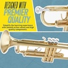 Mendini By Cecilio Bb Standard Trumpet Set for Beginners – Blue(Nickel)