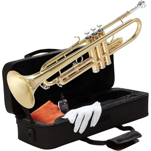 Mendini By Cecilio Bb Standard Trumpet Set for Beginners – Blue(Gold-)